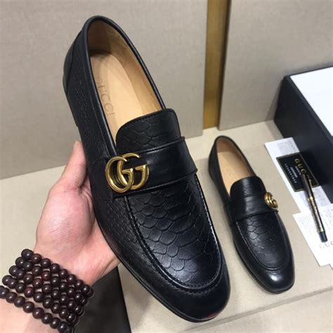 black Gucci dress shoes